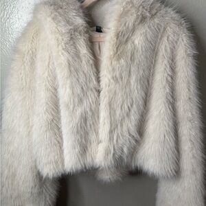 Wild Fable Off-White Teddy Jacket